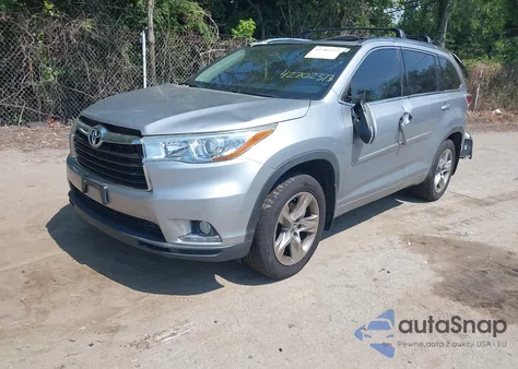 2016 Toyota Highlander Limited V6 from USA, damaged, VIN 5TDDKRFH8GS270260
